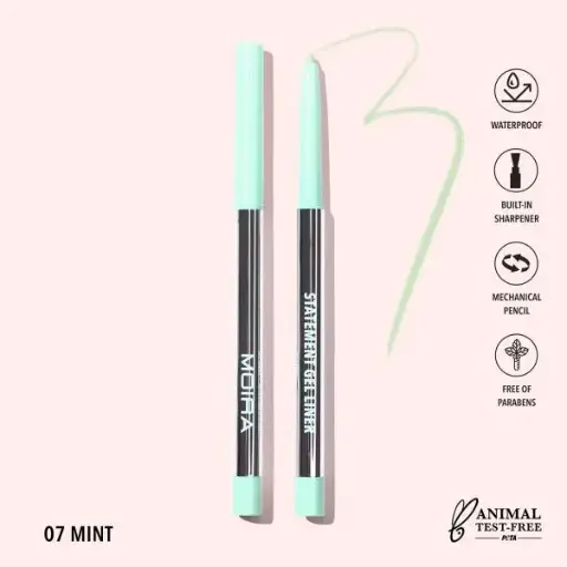 [840222306173] Moira Statement Gel Liner (007, Mint)