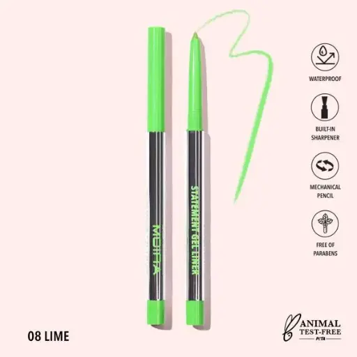 [840222306180] Moira Statement Gel Liner (008, Lime)
