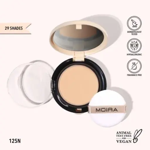 [816180026576] Moira Complete Wear? Powder Foundation (125N)
