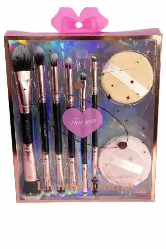 [6972547650465] Ruby Face Set de Brochas For You