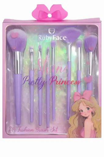 [6972547650533] Ruby Face Set de Brochas Shine Pretty Princess