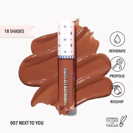 [840222302656] Moira Luminizer Lip Gloss (007, Next to You)