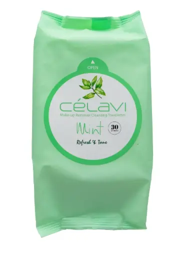 [641018450373] Celavi TOALLITAS DESMAQUILLANTES MINT