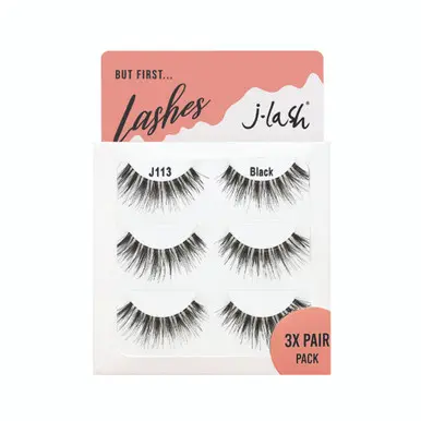 [850000043879] JLASH 3 PAIR EYELASH #J113