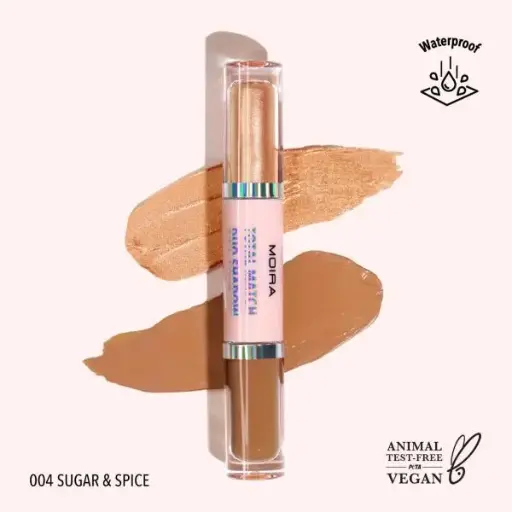 [840222302892] MOIRA Total Match Duo Shadow (004, Sugar & Spice)