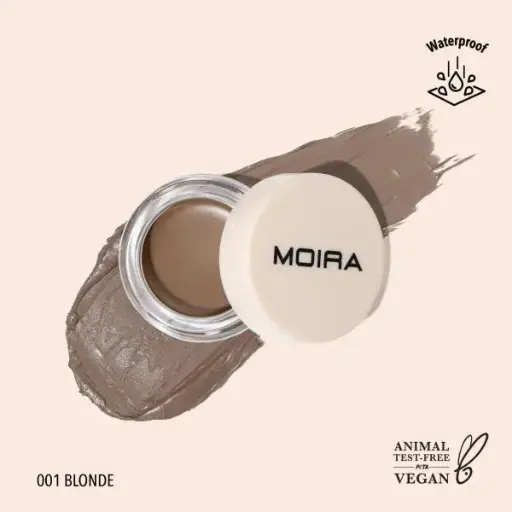 [840222303103] MOIRA Define & Sculpt Brow Pomade (001, Blonde)