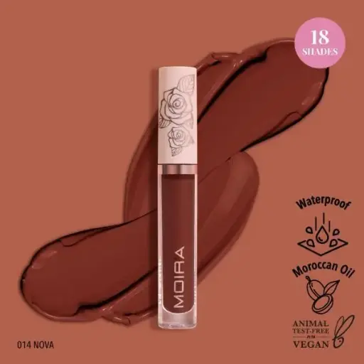 [840222300089] MOIRA Lip Divine Liquid Lipstick (014, Nova)