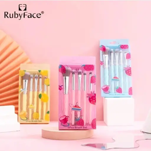 [6972547650366] RUBY FACE 5PCS BRUSH SET VARIOS