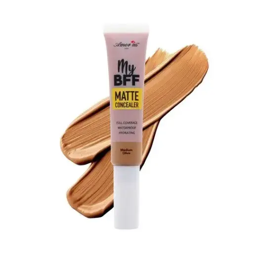 [610895180086] Amor Us My BFF - Matte Concealer Medium Olive – Corrector Líquido de Alta Cobertura