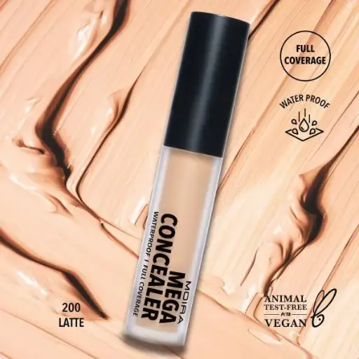 [816180021977] MOIRA Mega Waterproof Concealer ( #200 Latte )