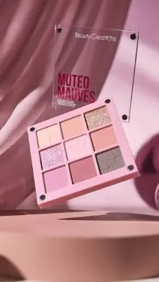 [721718926603] BEAUTY CREATIONS 9 COLOR PALETTE MUTED MAUVES