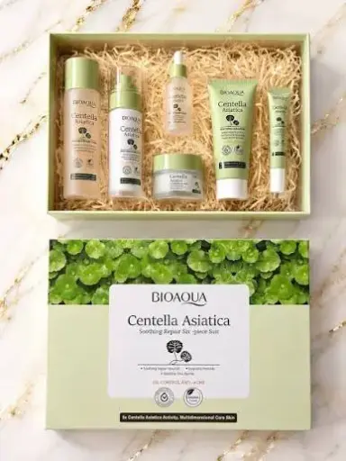 [BQY45980] BIOAQUA Snow Grass Soothing and Repairing Six-piece Set New