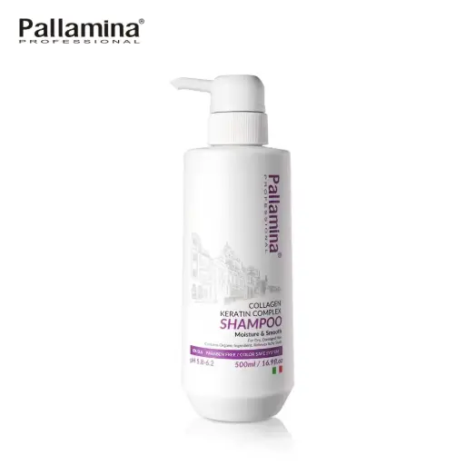[4897110038117] PALLAMINA SHAMPOO COLLAGEN KERATIN COMPLEX 500ML