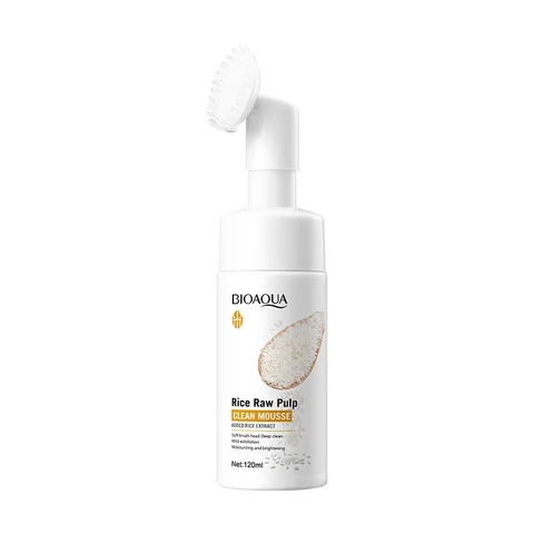[6976068951803] BIOAQUA RICE RAW PULP CLEAN MOUSSE 120 ML