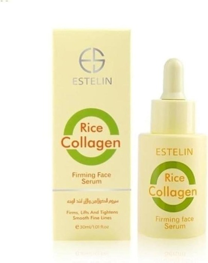 [6971764154930] ESTELIN RICE COLLAGEN FIRMING FACE SERUM 30ML