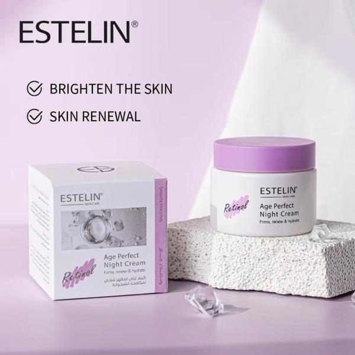 [6971764158686] ESTELIN RETINOL AGE PERFECT NIGHT CREAM 50G