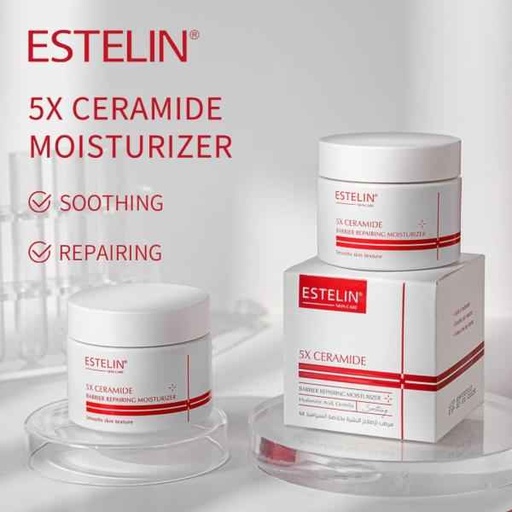 [6971764158532] ESTELIN 5X CERAMIDE BARRIER REPAIRING MOISTURIZER 50G
