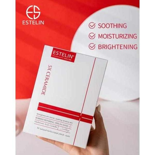 [6971764158556] ESTELIN 5X CERAMIDE BARRIER REPARING SERUM MASK