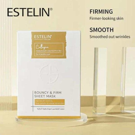 [6971764158785] ESTELIN COLLAGEN BOUNCY Y FIRM SHEET MASK 25G