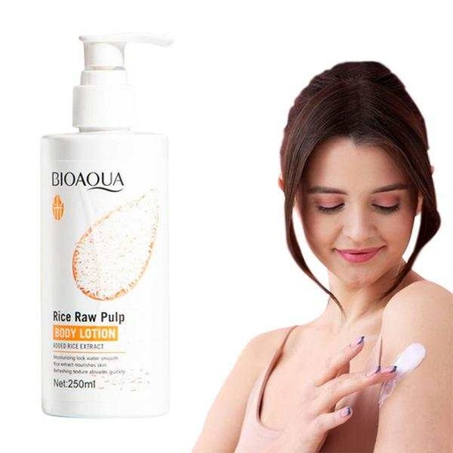 [6942349715273] BIOAQUA RICE RAW PULP BODY LOTION 250 ML