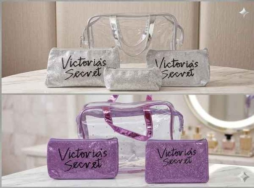 [CV001] Victoria Secret/Cosmetiquera escarchada