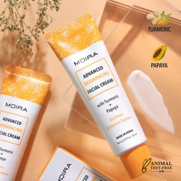 [840222300720] MOIRA Advanced Resurfacing Facial Cream Turmeric &amp; Papaya