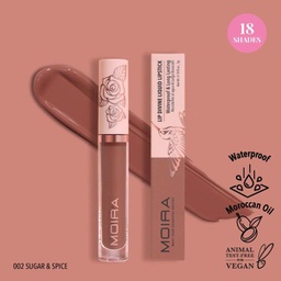 [816180029966] MOIRA Lip Divine Liquid Lipstick (002, Sugar &amp; Spice)