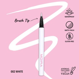 [840222301482] MOIRA Precision Liquid Liner (002, White)