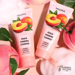 [840222302427] MOIRA Peach Foaming Cleanser