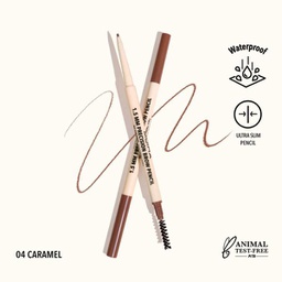 [840222303622] MOIRA 1.5mm Precision Brow Pencil (004, Caramel)