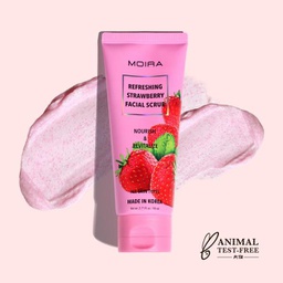 [840222304254] Moira Refreshing Strawberry Facial Scrub