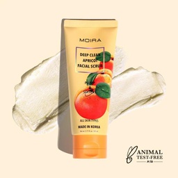 [840222304278] Moira Deep Clean Apricot Facial Scrub