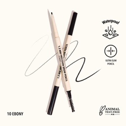 [840222303684] MOIRA 1.5mm Precision Brow Pencil (010, Ebony)