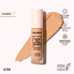 [840222308658] Moira Complete Wear Soft Matte Foundation (675N)