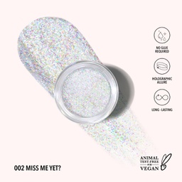 [840222309532] Moira Hologram Glitter Gel (002, Miss me yet?)