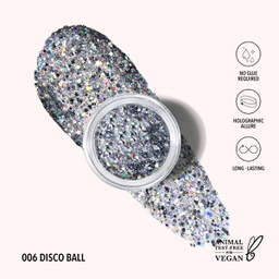 [840222309570] Moira Hologram Glitter Gel (006, Disco Ball)