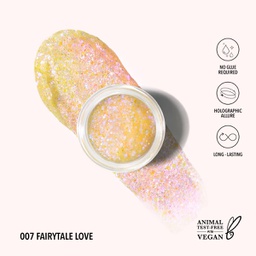 [840222309587] Moira Hologram Glitter Gel (007, Fairytale Love)